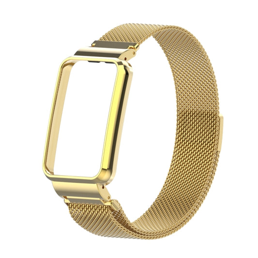 For Xiaomi Mi Band 7 Pro Milan Magnetic Metal Watch Band(Gold) by buy2fix