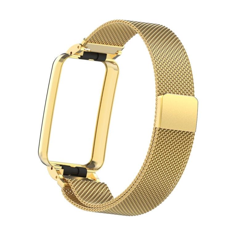 For Xiaomi Mi Band 7 Pro Milan Magnetic Metal Watch Band(Gold) - Watch Bands by buy2fix | Online Shopping UK | buy2fix