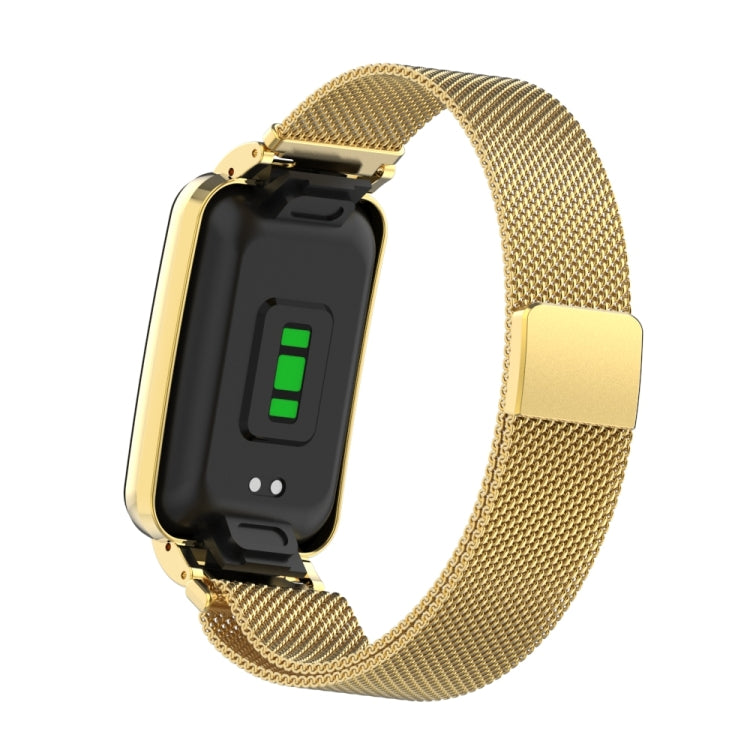 For Xiaomi Mi Band 7 Pro Milan Magnetic Metal Watch Band(Gold) - Watch Bands by buy2fix | Online Shopping UK | buy2fix