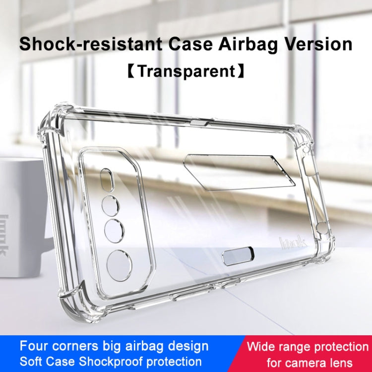 For Asus ROG Phone 6 imak All-inclusive Shockproof Airbag TPU Case (Transparent) - ASUS Cases by imak | Online Shopping UK | buy2fix