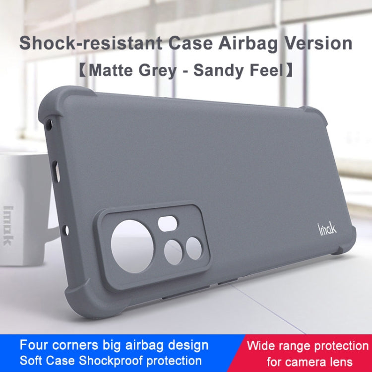 For Xiaomi 12 Lite 5G IMAK All-inclusive Shockproof Airbag TPU Phone Case (Matte Grey) by imak