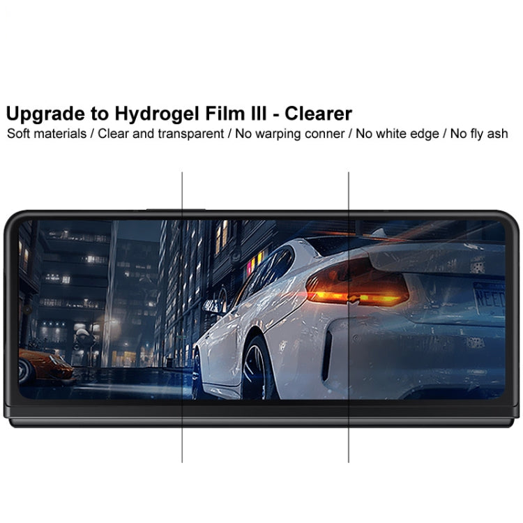 1 Sets IMAK Curved Full Screen Hydrogel Film (Outer Screen + Back + Inner Screen) For Samsung Galaxy Z Fold4 5G by imak