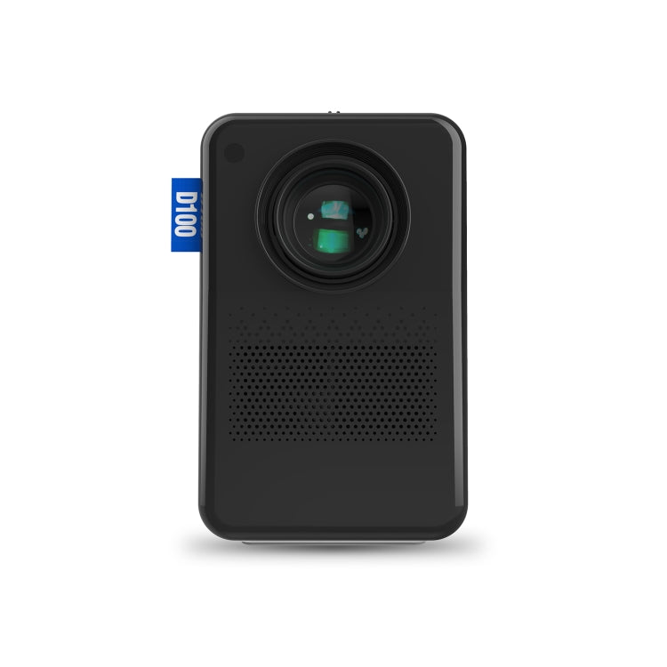 D100 180 ANSI Lumens Mini LED+LCD Smartphone Wireless Screen Mirroring Projector, Plug Type:EU Plug(White) - Mini Projector by buy2fix | Online Shopping UK | buy2fix