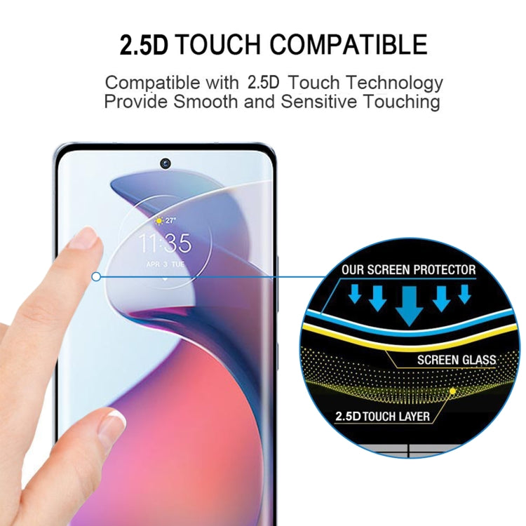 3D Curved Edge Full Screen Tempered Glass Film For Motorola Moto S30 Pro / Edge 30 Fusion - Motorola Tempered Glass by buy2fix | Online Shopping UK | buy2fix