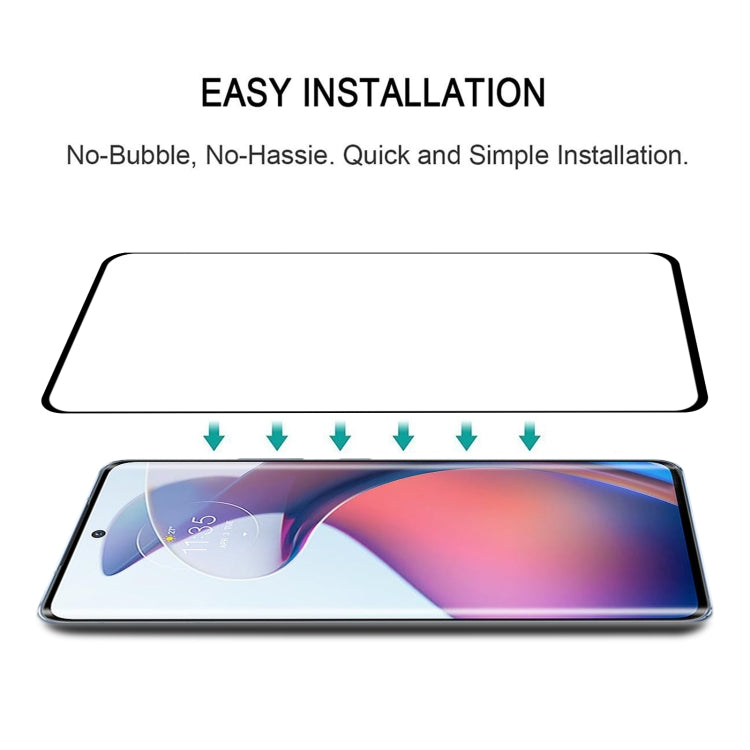 3D Curved Edge Full Screen Tempered Glass Film For Motorola Moto S30 Pro / Edge 30 Fusion - Motorola Tempered Glass by buy2fix | Online Shopping UK | buy2fix