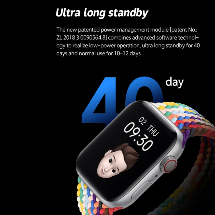 W17 Pro Max 1.9 inch Bluetooth Call Message Reminder Silicone Smart Watch(White) by buy2fix