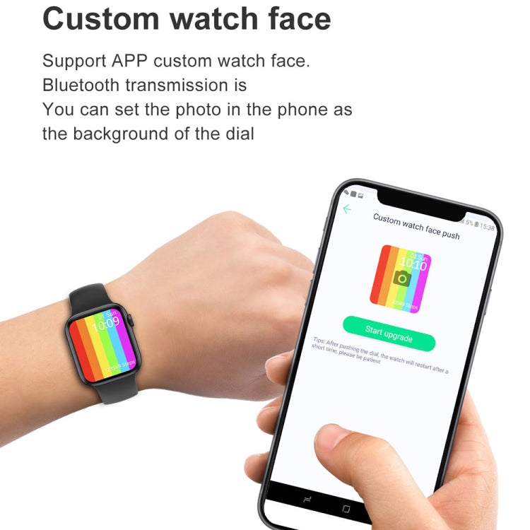 W17 Pro Max 1.9 inch Bluetooth Call Message Reminder Silicone Smart Watch(Black) - Smart Watches by buy2fix | Online Shopping UK | buy2fix