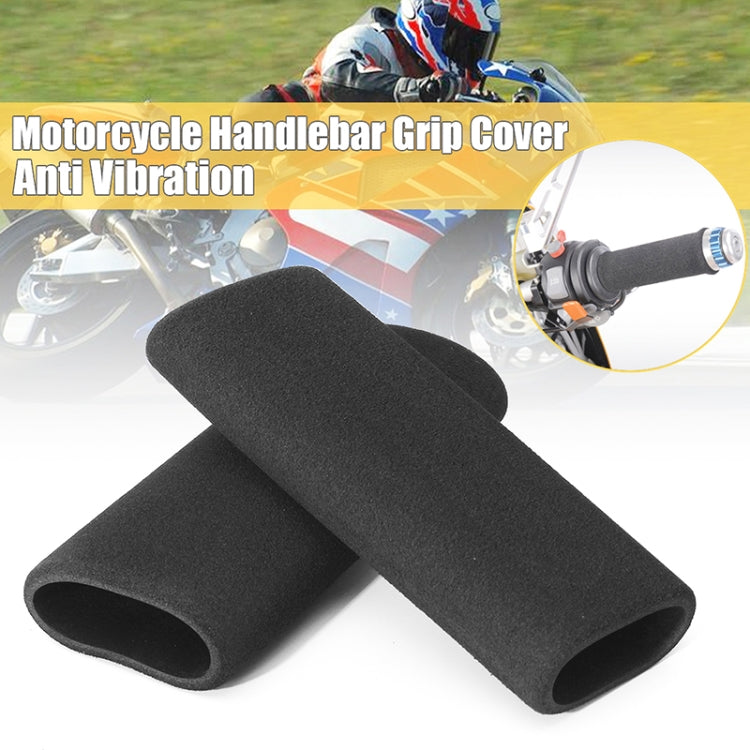 1 Pair Motorcycle Non-slip Sweat-absorbing Waterproof Sponge Handle Cover, Inside Diameter:21mm - Grips by buy2fix | Online Shopping UK | buy2fix