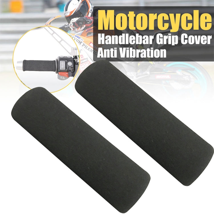 1 Pair Motorcycle Non-slip Sweat-absorbing Waterproof Sponge Handle Cover, Inside Diameter:21mm - Grips by buy2fix | Online Shopping UK | buy2fix