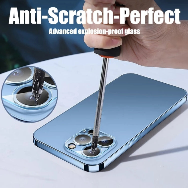 For iPhone 14 Pro / 14 Pro Max 50pcs Tempered Glass Back Camera Film by buy2fix