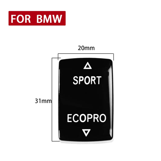 Car Gear Mode Switch Button for BMW 1-Series F20 2012-2018,Left and Right Drive(Black) by buy2fix
