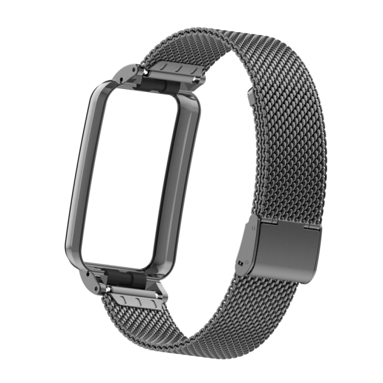 For Xiaomi Mi Band 7 Pro Milan Buckle Steel Metal Watch Band(Black) - Watch Bands by buy2fix | Online Shopping UK | buy2fix