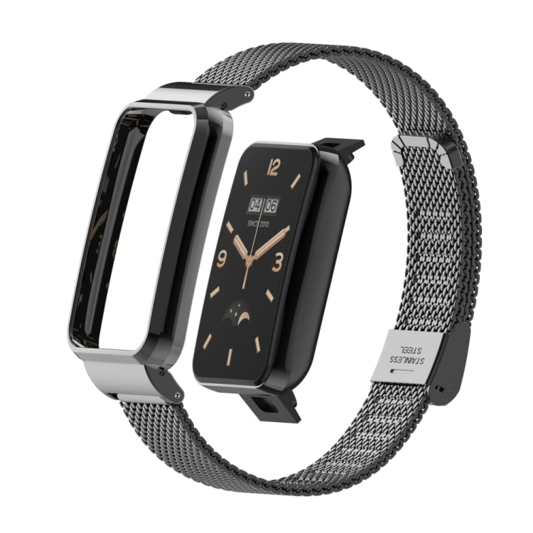 For Xiaomi Mi Band 7 Pro Milan Buckle Steel Metal Watch Band(Black) - Watch Bands by buy2fix | Online Shopping UK | buy2fix