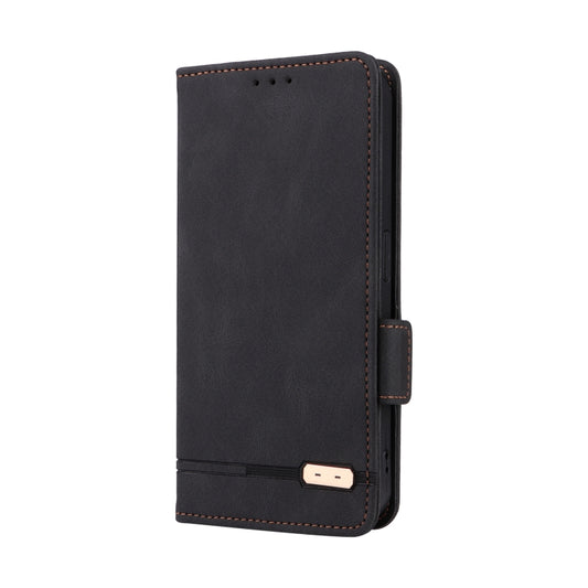 For Nothing Phone 1 Magnetic Clasp Flip Leather Phone Case(Black) by buy2fix