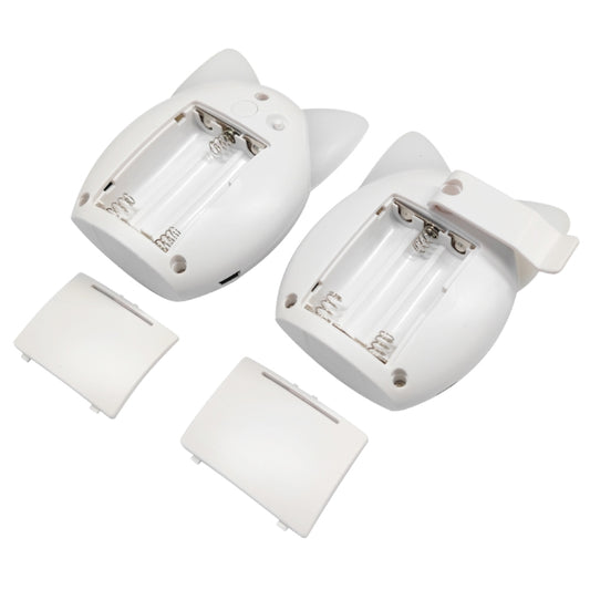 V30 Wireless Audio Baby Monitor Support Voice Monitoring + Intercom + Night Light without Battery, Plug Type:EU Plug(White) by buy2fix