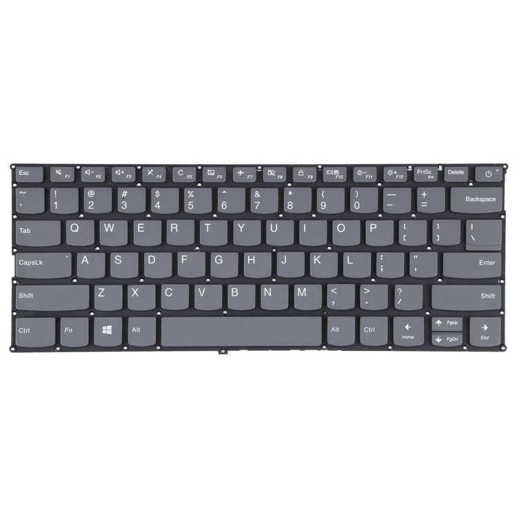 With Power Button US Version Keyboard for Lenovo IdeaPad 320s-13 320s-13ikb(Grey) - Replacement Keyboards by buy2fix | Online Shopping UK | buy2fix