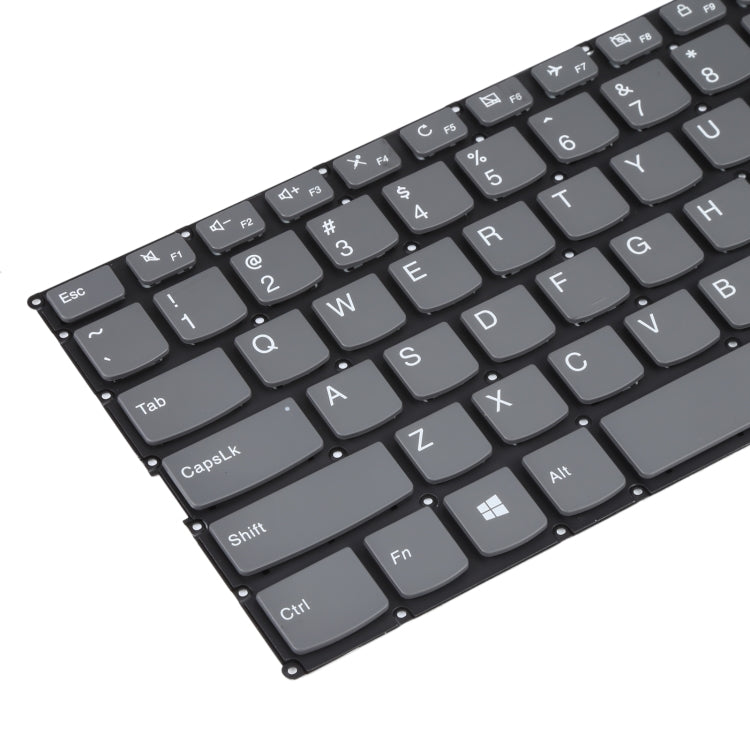 With Power Button US Version Keyboard for Lenovo IdeaPad 320s-13 320s-13ikb(Grey) - Replacement Keyboards by buy2fix | Online Shopping UK | buy2fix