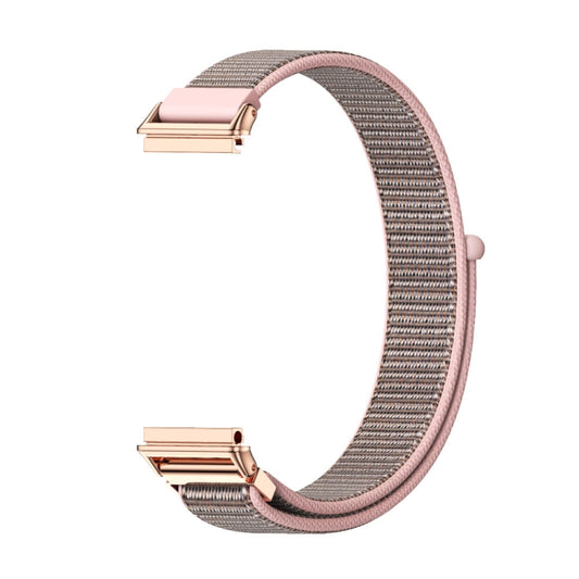 For Huawei Band 7 / 7 NFC Mijobs Breathable Nylon Watch Band(Pink Rose Gold) by MIJOBS