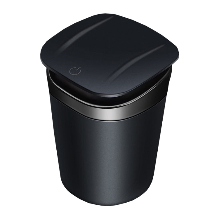 Car Portable Metal Ashtray Built-in LED(Black) - Ashtrays by buy2fix | Online Shopping UK | buy2fix