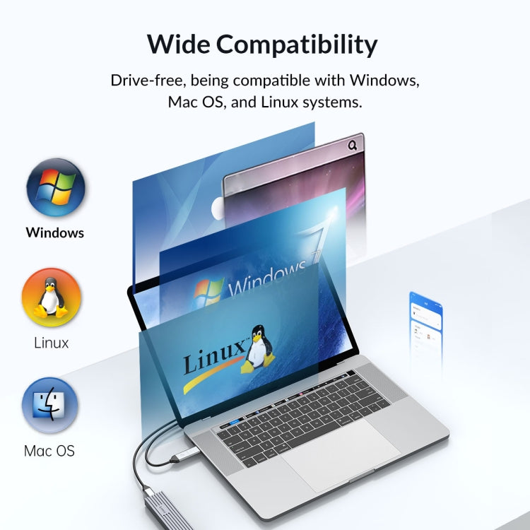 ORICO M232C3-G2-RG 10Gbps M.2 NVMe SSD Enclosure(Gold) by ORICO