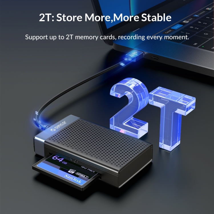 ORICO CL4D-C3 4-in-1 Type-C Multifunction Card Reader(Black) by ORICO