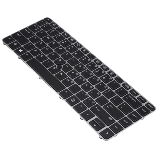 For HP EliteBook 840 G3 US Version Keyboard with Backlight and Pointing(Silver) - Replacement Keyboards by buy2fix | Online Shopping UK | buy2fix