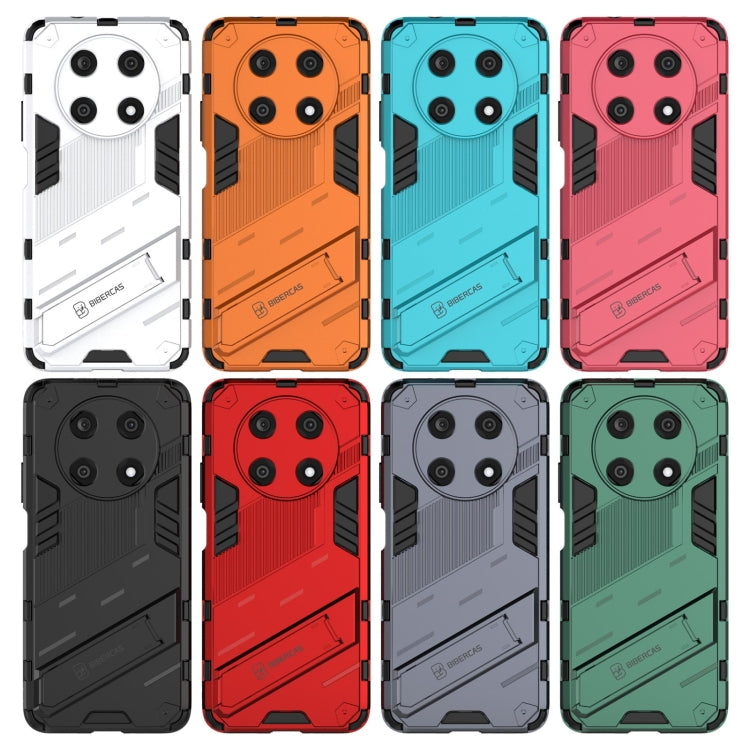 For Huawei Nova Y90/Enjoy 50 Pro Punk Armor 2 in 1 PC + TPU Shockproof Phone Case with Invisible Holder(Blue) - Huawei Cases by buy2fix | Online Shopping UK | buy2fix