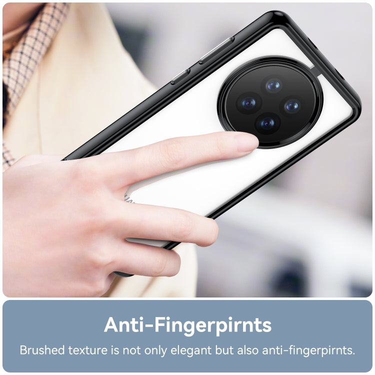 For Huawei Mate 50 Pro Colorful Series Acrylic + TPU Phone Case(Black) by buy2fix