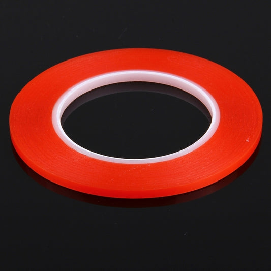10 PCS 2mm Width Double Sided Adhesive Sticker Tape, Length: 25m(Red) - Adhesive Sticker by buy2fix | Online Shopping UK | buy2fix