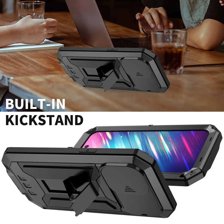 For iPhone 14 Pro R-JUST Shockproof Life Waterproof Dust-proof Case(Black) by R-JUST