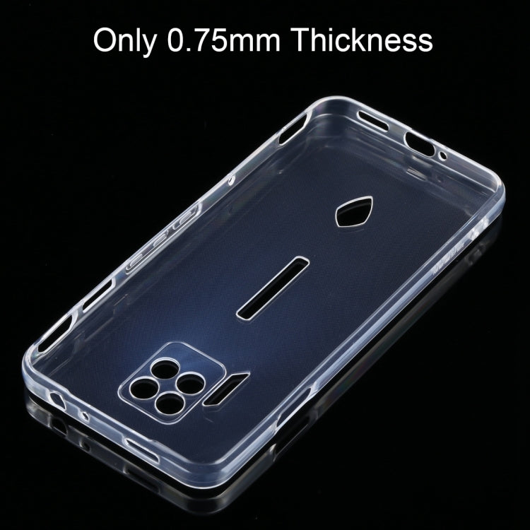 For ZTE nubia Red Magic 7S Pro 0.75mm Ultra-thin Transparent TPU Phone Case - ZTE Cases by buy2fix | Online Shopping UK | buy2fix