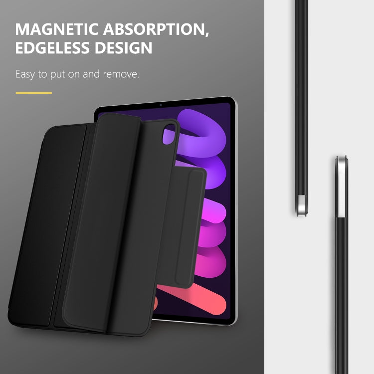 For iPad 2025 / 2022 3-fold Double-sided Clip Buckle Magnetic Smart Tablet Case(Black) - iPad 2025 / 2022 Cases by buy2fix | Online Shopping UK | buy2fix