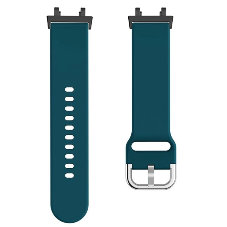 For Amazfit T-Rex 2 Silicone Reverse Buckle Watch Band(Midnight Blue) - Watch Bands by buy2fix | Online Shopping UK | buy2fix