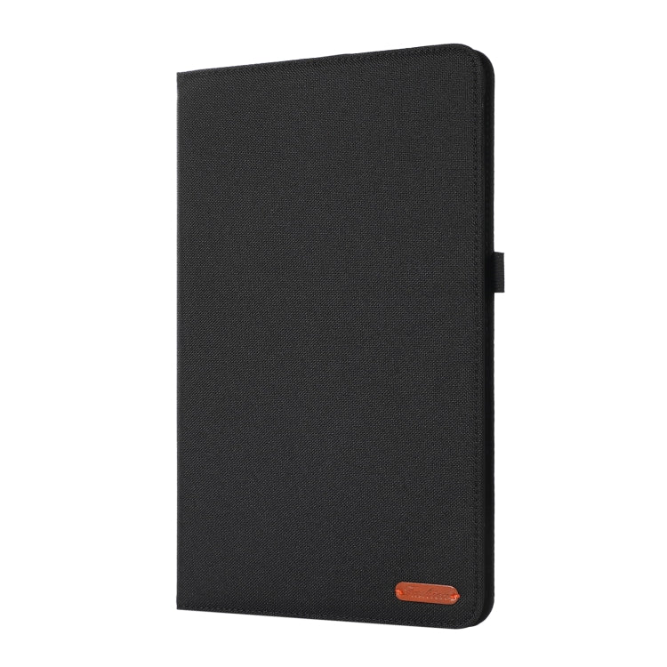 For Honor Pad 8 Fabric PU + TPU Flip Tablet Leather Case(Black) - Honor by buy2fix | Online Shopping UK | buy2fix