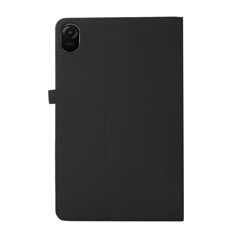 For Honor Pad 8 Fabric PU + TPU Flip Tablet Leather Case(Black) - Honor by buy2fix | Online Shopping UK | buy2fix
