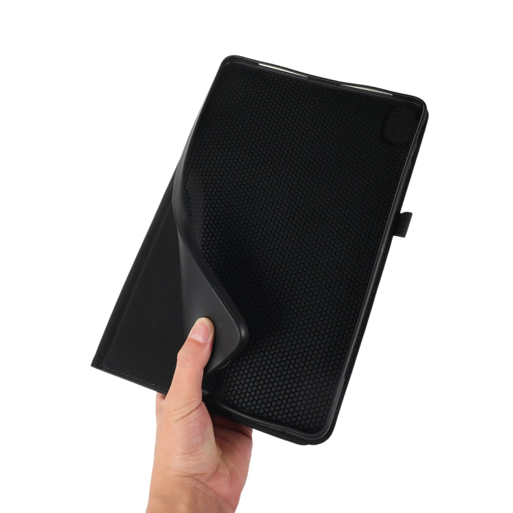 For Honor Pad 8 Fabric PU + TPU Flip Tablet Leather Case(Black) - Honor by buy2fix | Online Shopping UK | buy2fix