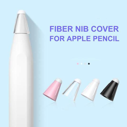 8 PCS / Set Fiber Texture Nib Protector For Apple Pencil(White) by buy2fix