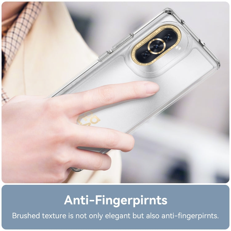 For Huawei nova 10 Colorful Series Acrylic + TPU Phone Case(Transparent) by buy2fix