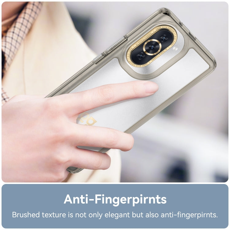 For Huawei nova 10 Pro Colorful Series Acrylic + TPU Phone Case(Transparent Grey) by buy2fix