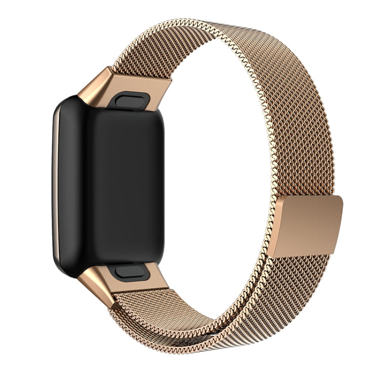 For Xiaomi Mi Band 7 Pro Milan Magnetic Metal Watch Band(Rose Gold) - Watch Bands by buy2fix | Online Shopping UK | buy2fix