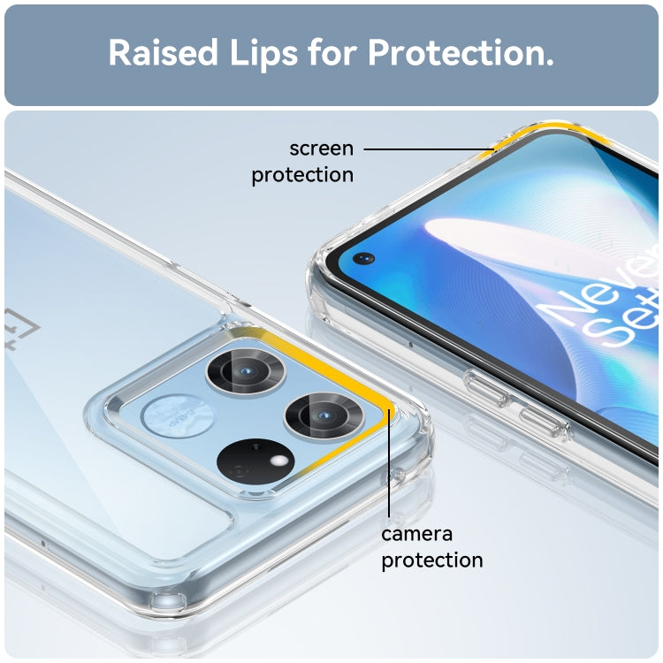 For OnePlus Ace Racing Colorful Series Acrylic + TPU Phone Case(Transparent) - OnePlus Cases by buy2fix | Online Shopping UK | buy2fix