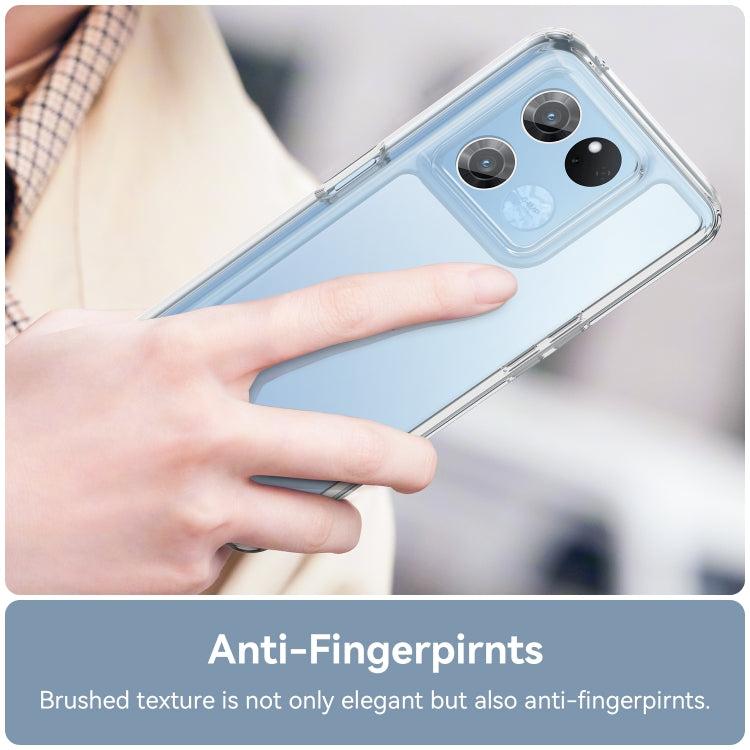 For OnePlus Ace Racing Colorful Series Acrylic + TPU Phone Case(Transparent) - OnePlus Cases by buy2fix | Online Shopping UK | buy2fix
