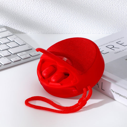 T&G TG808 2 in 1 Mini Wireless Bluetooth Speaker Wireless Headphones(Red) by T&G