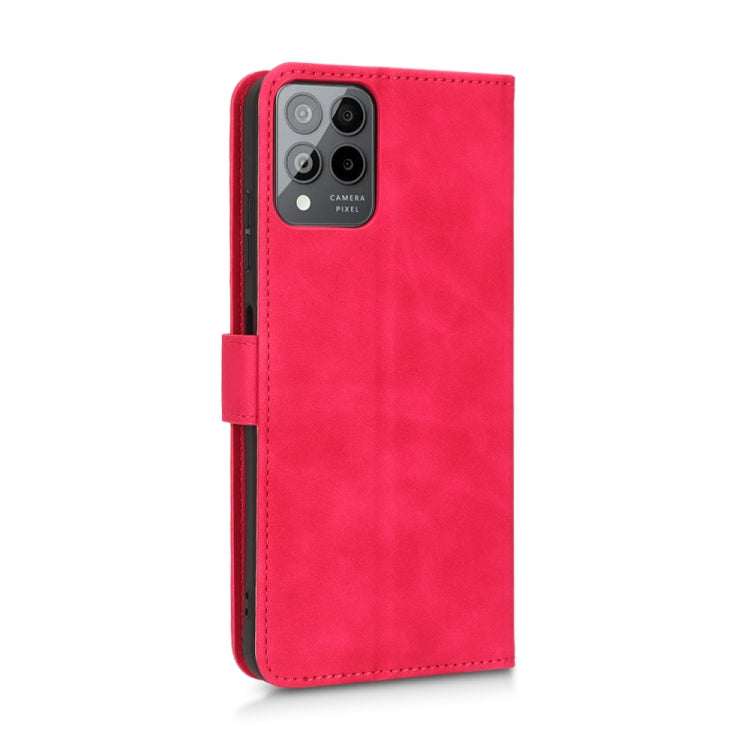 For T-Mobile Revvl 6 Pro 5G Skin Feel Magnetic Flip Leather Phone Case(Rose Red) - More Brand by buy2fix | Online Shopping UK | buy2fix