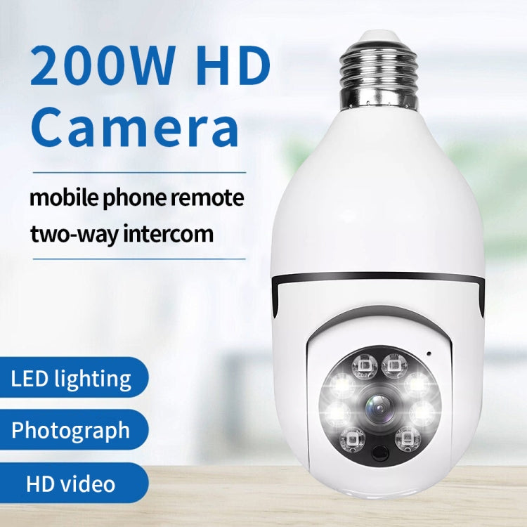 A6 2MP HD Light Bulb WiFi Camera Support Motion Detection/Two-way Audio/Night Vision/TF Card With 8G Memory Card - Light Bulb Camera by buy2fix | Online Shopping UK | buy2fix