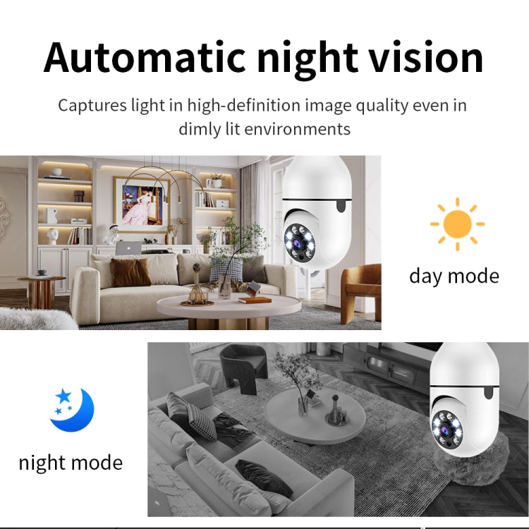 A6 2MP HD Light Bulb WiFi Camera Support Motion Detection/Two-way Audio/Night Vision/TF Card With 8G Memory Card - Light Bulb Camera by buy2fix | Online Shopping UK | buy2fix