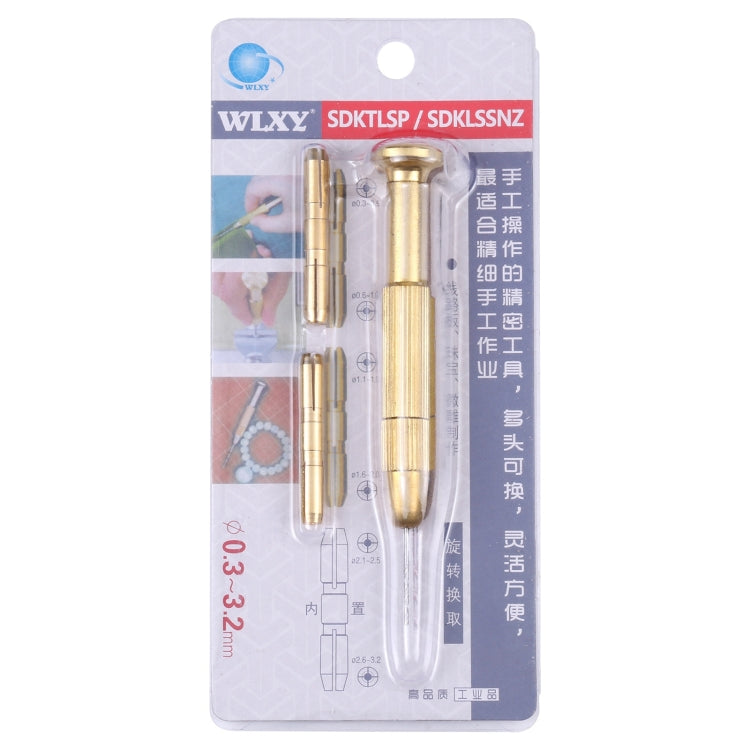 WLXY Mini Micro Copper Hand Drill - Others by WLXY | Online Shopping UK | buy2fix