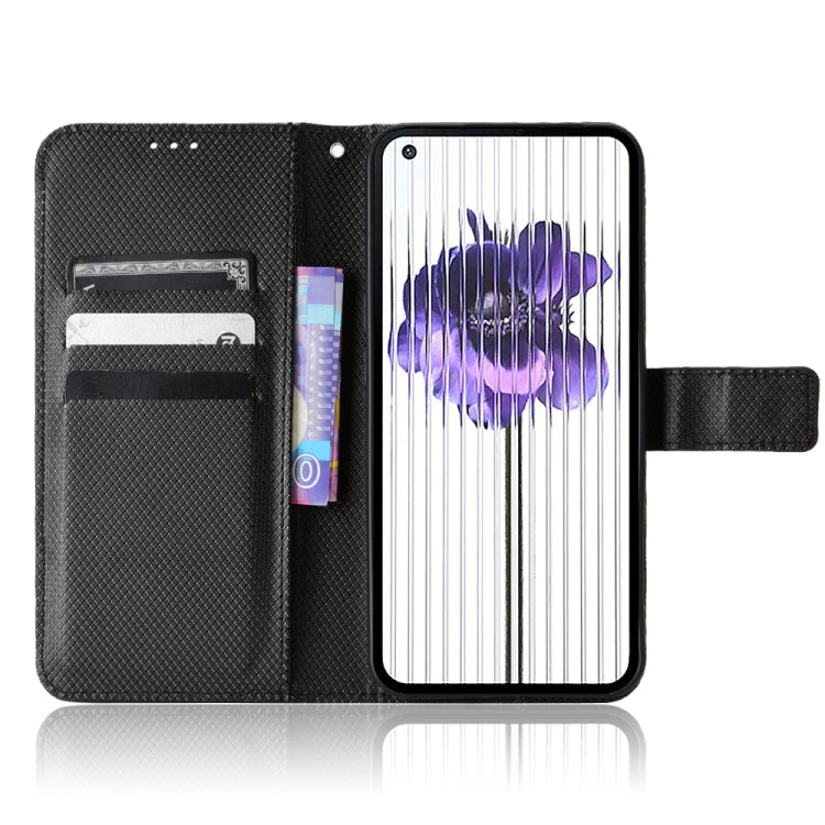 For Nothing Phone 1 Diamond Texture Leather Phone Case(Black) - Nothing Cases by buy2fix | Online Shopping UK | buy2fix