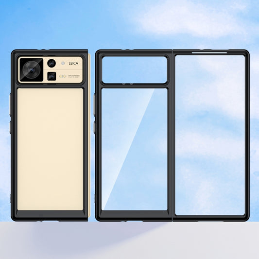 For Xiaomi Mix Fold 2 Colorful Series Acrylic + TPU Phone Case(Black) by buy2fix