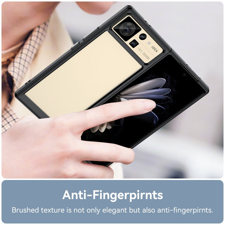 For Xiaomi Mix Fold 2 Colorful Series Acrylic + TPU Phone Case(Black) by buy2fix